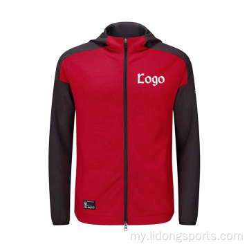 စိတ်ကြိုက် Mens Plain Gym unisex hoodie ဂျာကင်အင်္ကျီ